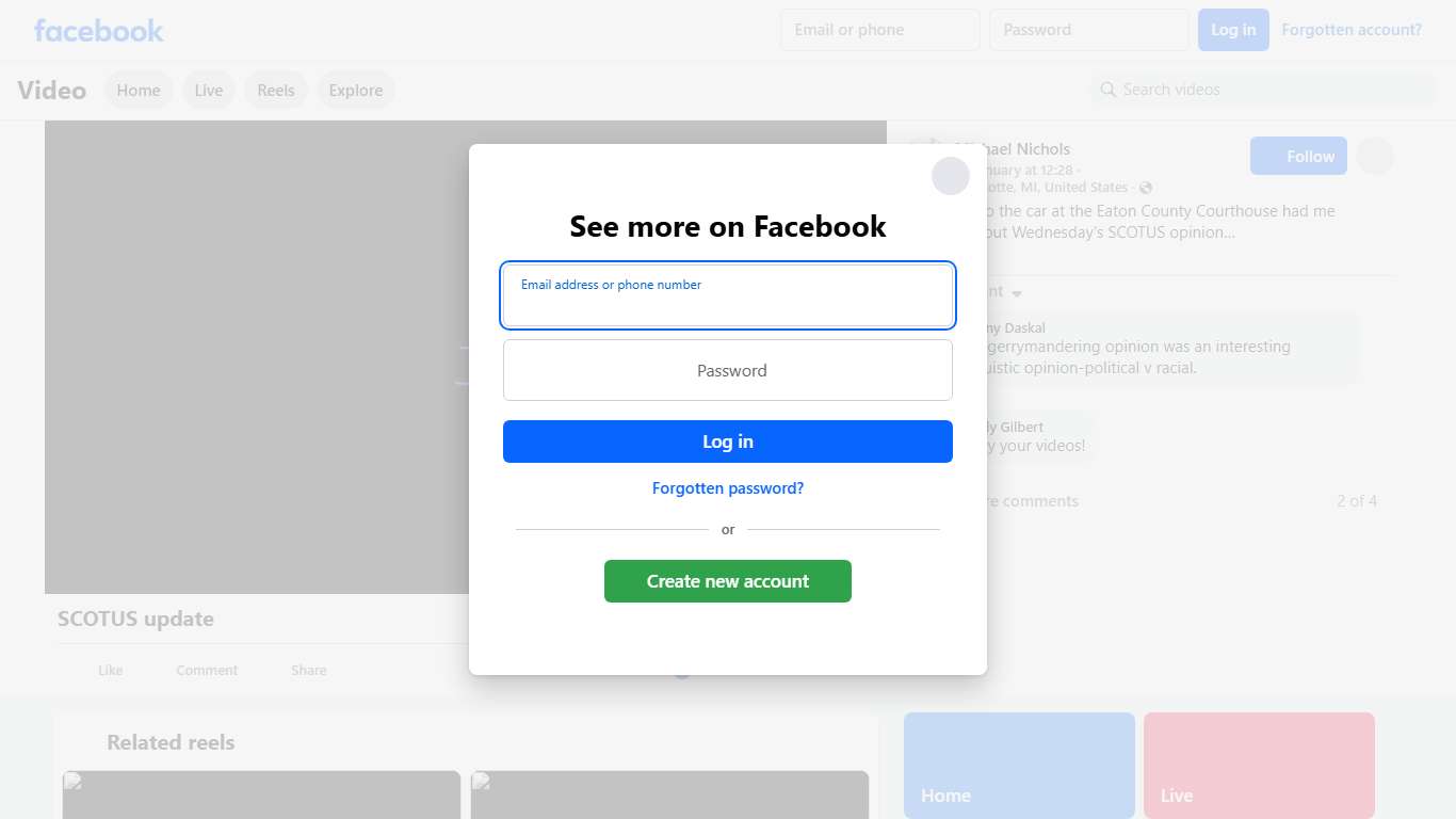 Long walk to the car at the Eaton County Courthouse had me thinking about Wednesday's SCOTUS opinion on warrantless entries into the home - which is the 2nd time in 20 years they addressed the emergency aid exception since "Brigham City." They only need reasonable cause that a person is dying or about to be hurt or killed inside a home to enter. Mr. Case wanted a heightened "Probable Cause" standard. Michael Nichols Facebook